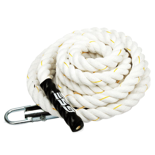 GSE Games & Sports Expert Gym Climbing Rope, Polyester Workout Rope for Indoor/Outdoor and Home Workouts. Great for Climbing Exercises, Strength Training - 6,10,15,20,25,30 Feet Lengths Available
