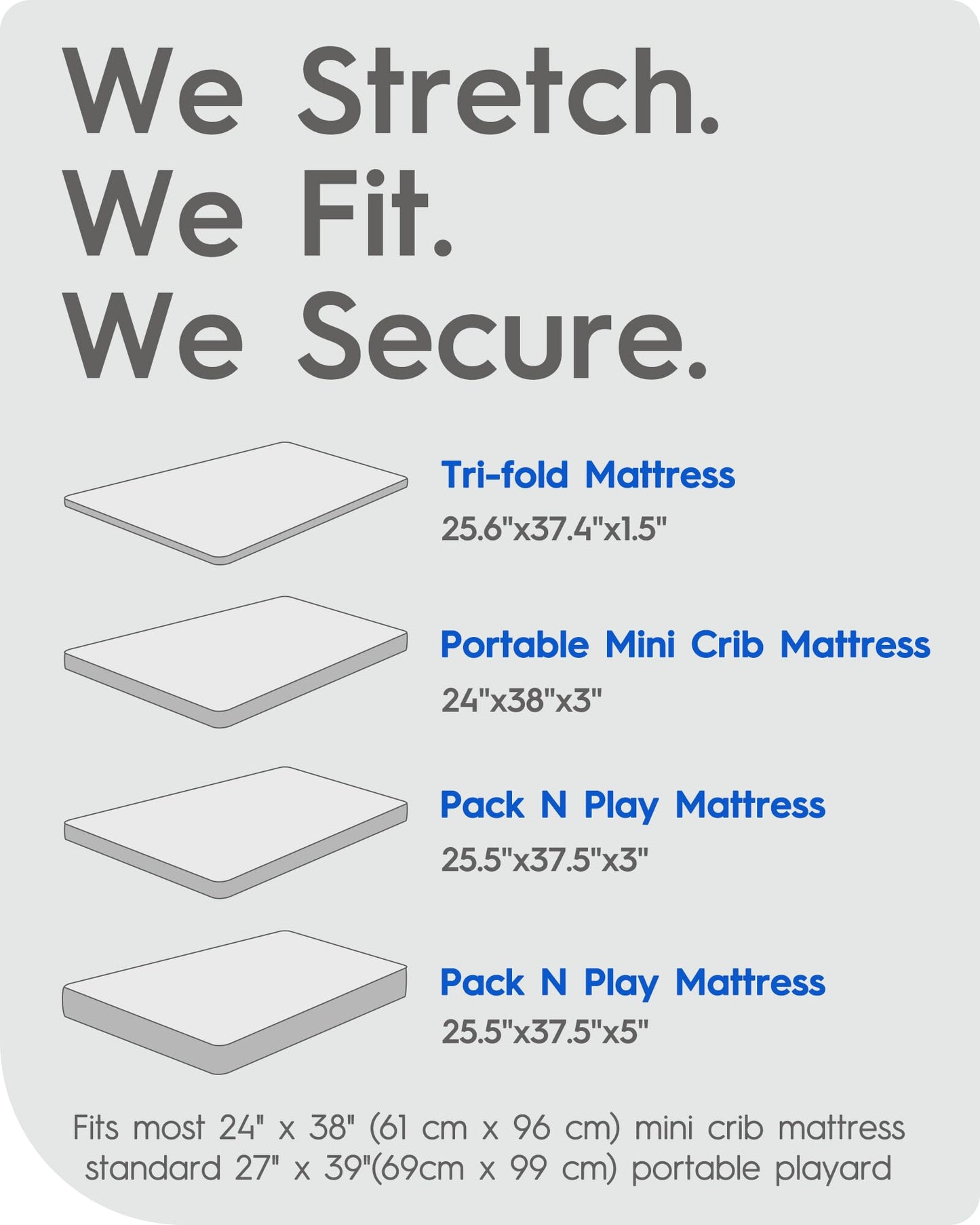 Graco Pack and Play Fitted Sheets - 2 Pack Mini Crib Sheets, Hypoallergenic and Soothing, Premium Jersey Fabric, Safari Sea Animals Pattern