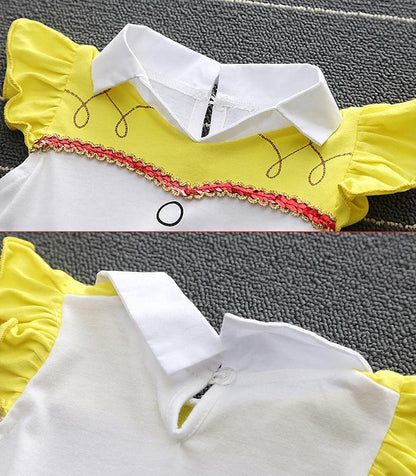 Dressy Daisy Cowgirl Tulle Dress for Baby Girls Halloween Fancy Party Costume Summer Outfits Size 12-24 Months Blue, Style 25