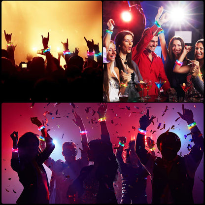 36Pcs LED Bracelets Glow Sticks Glow in the Dark Party Supplies for Kids/Adults, Halloween Party Favors for Kids Flashing Light up Toys, Neon Accessories Carnival Birthday Concert Games Gifts