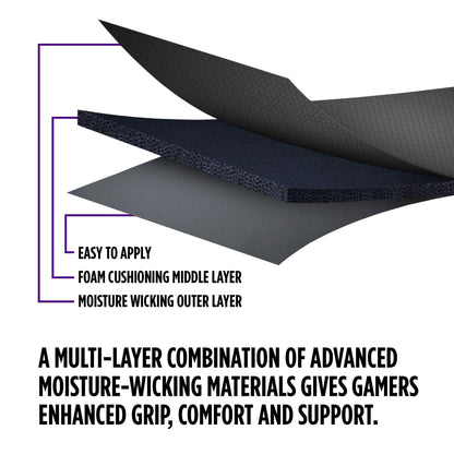 KontrolFreek Performance Grips for PlayStation 4 (PS4) Controller (Nightfall Black)