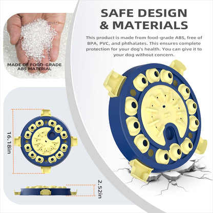 KADTC Level 3 in 1 Advanced Dog Puzzle Toy for Small/Medium/Large Smart Dogs Puppy Cognitive Enrichment Treat Toys Mental Stimulation Brain Stimulating Interactive Food Puzzles Boredom Mind Game