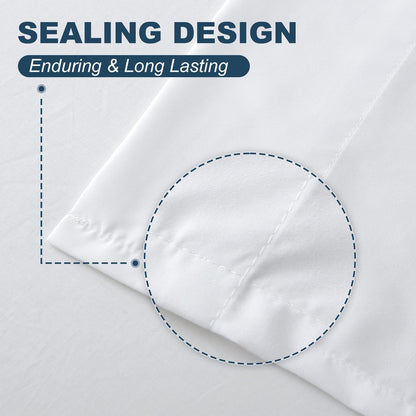 Lavisun Queen Flat Sheet, 1 Pack White Queen Bed Sheet Only - Brushed Microfiber Top Sheets for Hotel, Dorm, Ultra Soft & Breathable - Wrinkle-Free - Easy Care - Single Flat Sheet