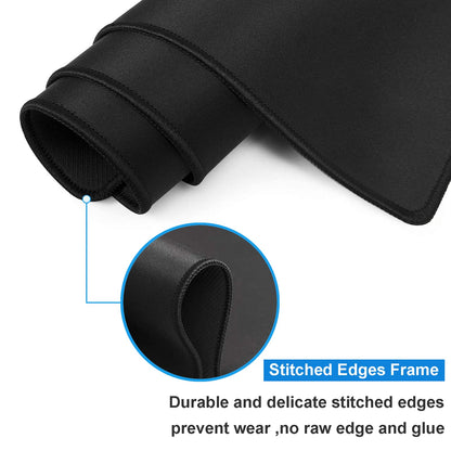 Large Gaming Mouse Pad Anime Night Sky Space Stars Custom Desk Pad,Mousepad with Non-Slip Rubber Base and Stitched Edges Mouse Mat,Portable Desk Mat for Office,Computer Work,Game,31.5X15.7