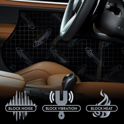 Dynamat Xtreme Sound Deadening Car Insulation Speaker Pack 10415 – Pre Cut Noise Dampening Kit for Audio Speakers – Easy Self Adhesive Install – Made in USA – 2 Sheets 10”x10” Each, 1.4 sq ft total