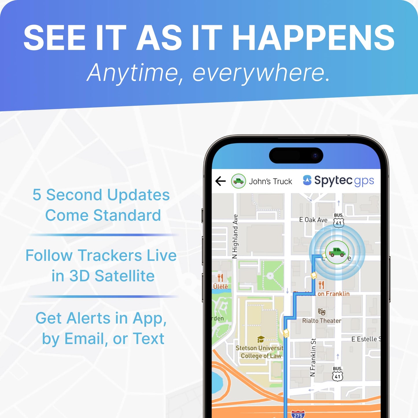 (2 Pack) Spytec GPS Smart Mini GPS Tracker for Vehicles Cars Trucks Loved Ones, Fleets, Hidden Tracker Device for Vehicles with Unlimited US and Worldwide Real-Time Tracking App - USA Made Tech