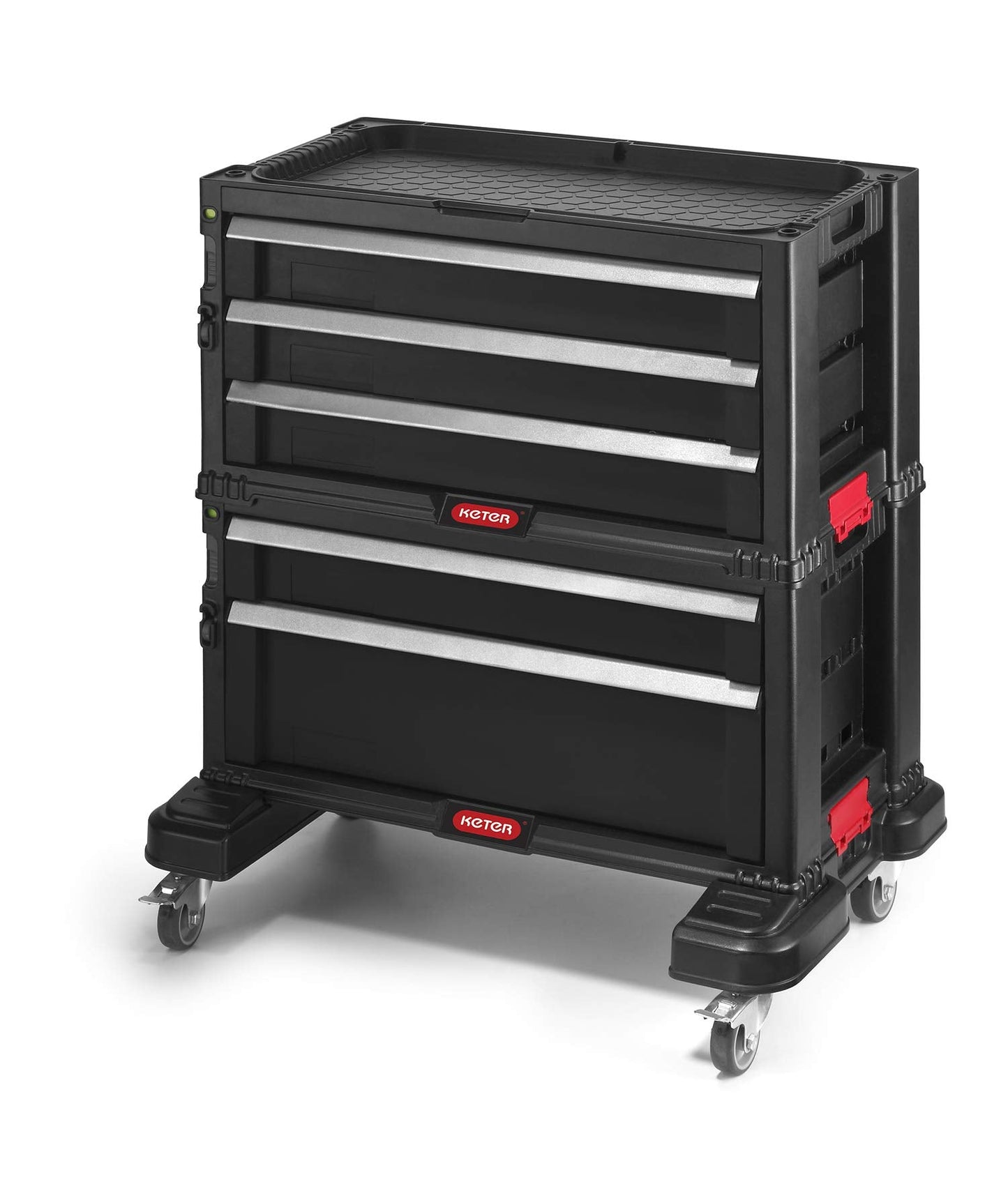 Keter 240762 5 Drawer Modular Garage & Tool Organizer, Black