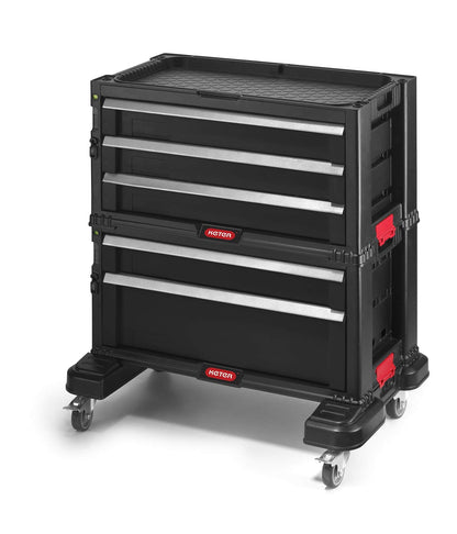 Keter 240762 5 Drawer Modular Garage & Tool Organizer, Black