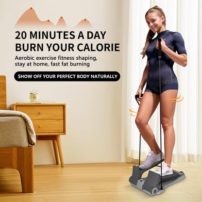 Leikefitness Portable Step Climber Fitness Stepper for Home Gym ST6800 (Gray)