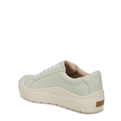 Dr. Scholl's Shoes Womens Time Off Sneaker Aloe Green Fabric 6 M