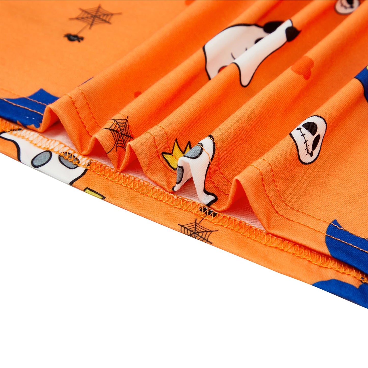 Halloween Nightgowns for Women Short Sleeve Pumpkin Sleep Shirt Gothic Nightgown Skul T Shirt Dress Orange Night Gowns Cotton Night Shirts for Sleeping Halloween Pumpkin XL