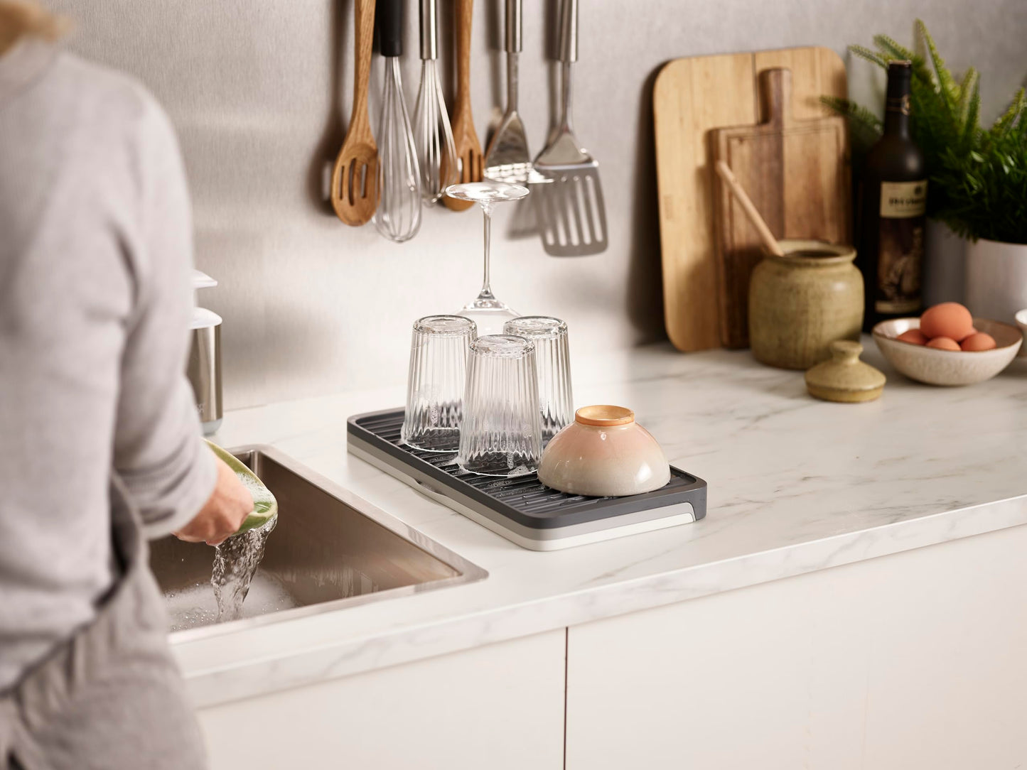 Joseph Joseph Tier Expandable Draining Board - Gray, One Size, 85178