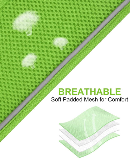 Joytale Small Dog Harness, Breathable Mesh Step-in Vest, Reflective Soft Padded Harnesses Small Sized Dog for Walking, Green, S