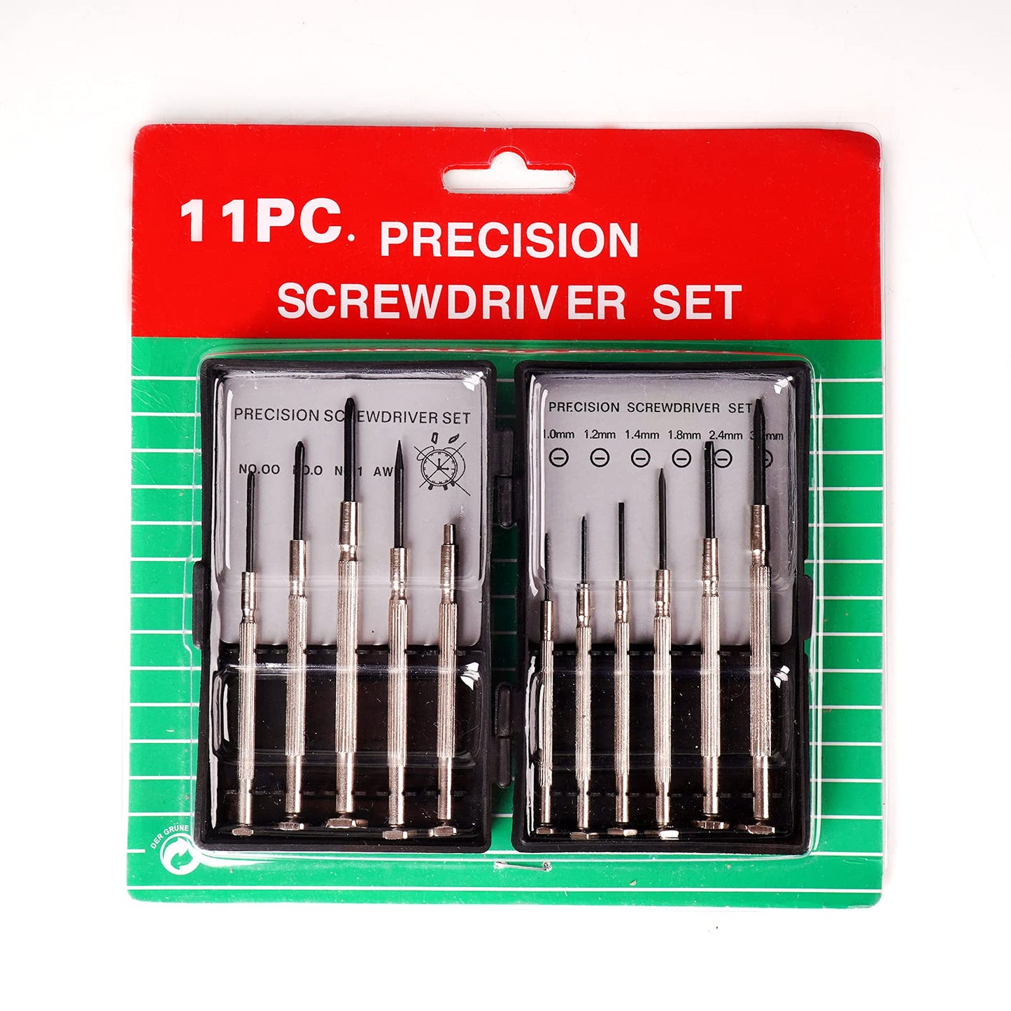 11PCS Mini Precision Screwdriver Set, XAQISHIRE Small Screwdriver Set for Repair Computer, Electronics, Toys, Watch