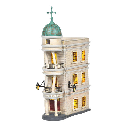 Department 56, Resin 6005616 Harry Potter Village Gringotts Bank Lit Building, 10.16 Inch, Multicolor