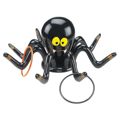 Fun Express - Inflate Spider Ring Toss Game for Halloween - Toys - Inflates - Inflatable Games - Halloween - 5 Pieces