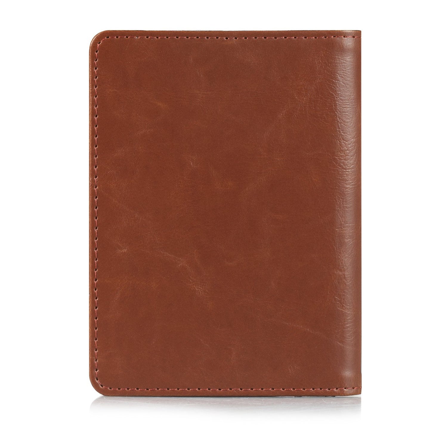 EpicGadget(TM) RFID Blocking Premium Leather Passport Holder Travel Wallet Cover Case (Brown)