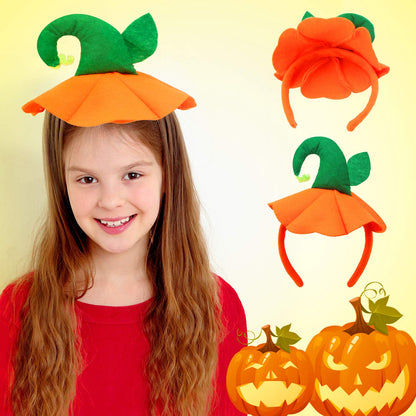 Farochy Halloween Headband Pumpkin Hat Headbands Halloween Pumpkin Headband Pumpkin Headwear Pumpkin Headdress