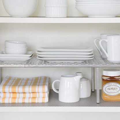 HooTown Refrigerator, Fridge Shelf Liners and Drawer Mats 11.8 Inch Wide x 393.7 Inch Long, Non Adhesive EVA Plastic Washable Waterproof Pads for Kitchen Cabinet, Pantry Closet, Cupboard, Clear