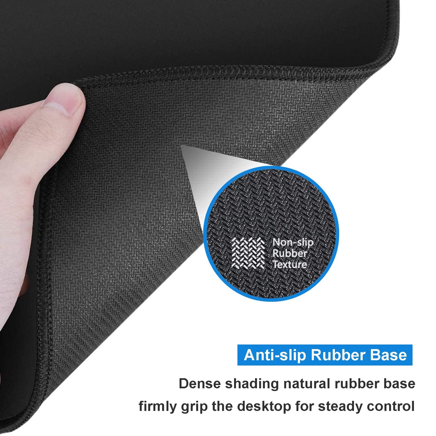 Large Gaming Mouse Pad Anime Night Sky Space Stars Custom Desk Pad,Mousepad with Non-Slip Rubber Base and Stitched Edges Mouse Mat,Portable Desk Mat for Office,Computer Work,Game,31.5X15.7