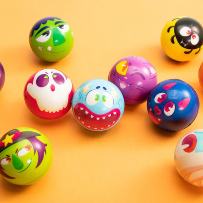 JOYIN 24 PCS Halloween Stress Balls Halloween Novelty Toys Balls for Halloween Squishy Toys Slow Release, Halloween Party Favors, Decoration Supplies, Party Bag Fillers