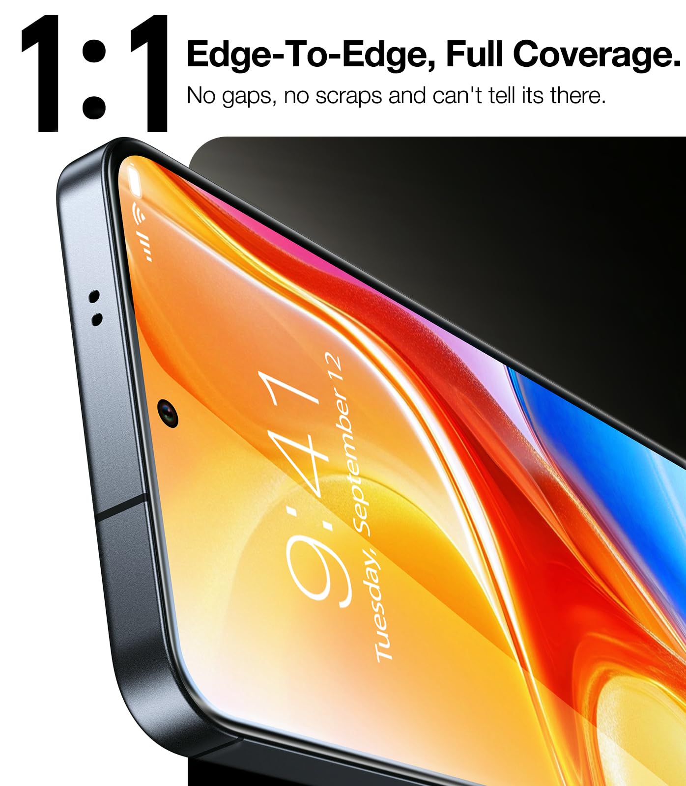 TORRAS Top-Notch Aerospace Glass for Samsung Galaxy S24 Ultra Screen Protector [12Ft Military-Grade Shatterproof] Anti-Scratch Tempered Glass Full Coverage Fit Screen Protector S24 Ultra 6.8" 2-Pack