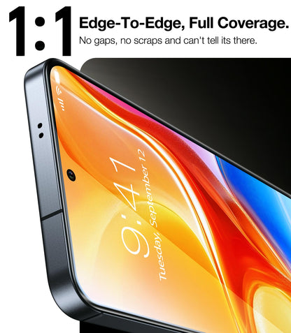 TORRAS Top-Notch Aerospace Glass for Samsung Galaxy S24 Ultra Screen Protector [12Ft Military-Grade Shatterproof] Anti-Scratch Tempered Glass Full Coverage Fit Screen Protector S24 Ultra 6.8" 2-Pack