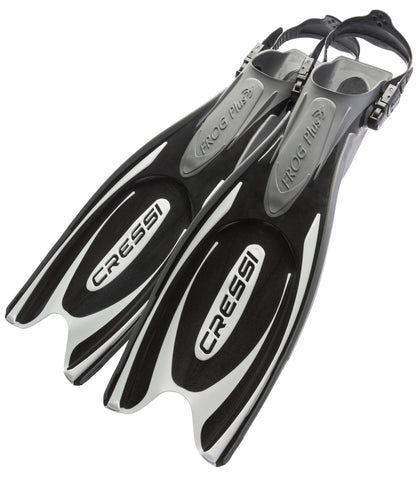 Cressi Frog Plus Fins, Black, Large/X-Large