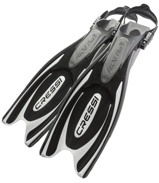 Cressi Frog Plus Fins, Black, Large/X-Large