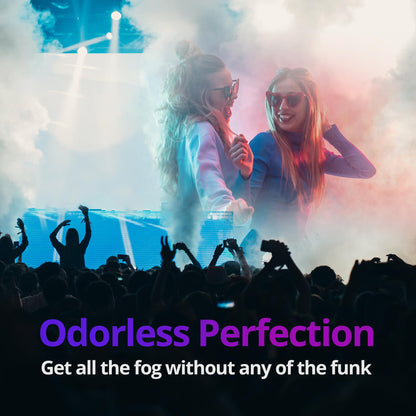 32oz Fog Machine Liquid Smoke - Medium Density Smoke Machine, Fog Juice for 400-1500 Watt Foggers, Water-Based, Lasting & Ultra Thick Atmosphere, Ideal for Concerts, Parties & Events