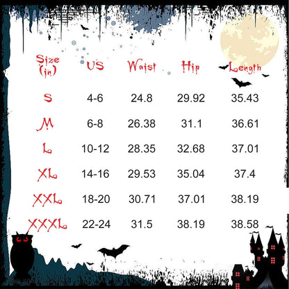 Halloween Cosplay Leggings Outfit Tights for Women Girls Clothes Pumpkin Horror Nights Witch Bat Sugar Skull Leggings Women's Novelty Stretchy Legging