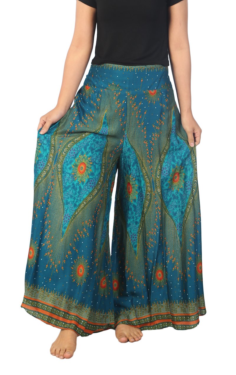 Lannaclothesdesign Womens Lounge Palazzo Pants Wide Legs S M L XL Sizes