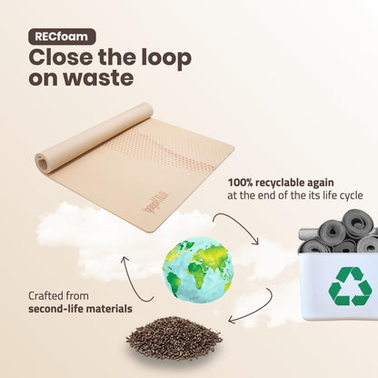 Large Yoga Mat (6'x4') – 1/4" & 1/2" Thick Exercise Mats for Home Workout, Extra Wide Workout Mats for Home Gym, Yoga, Pilates, Stretching, Floor & More