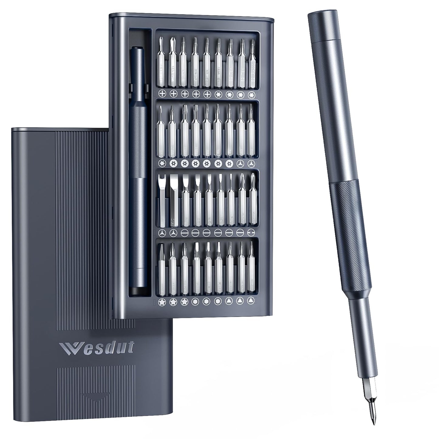 37-in-1 Precision Screwdriver Set, [Super Durable] Magnetic Small Screw Driver, Tiny Torx with T2 T3 T4 T5 T6 T7 T8 T9 T10 T15, Mini Repair Tool Kit for Watch, Computer, Xbox, PS3, PS4, PS5, More