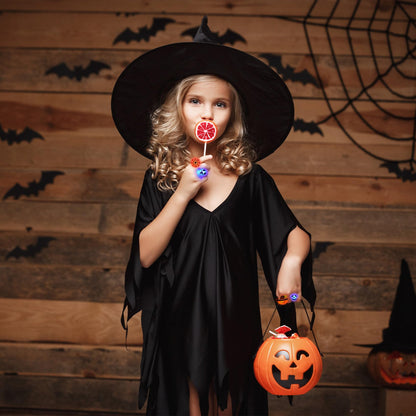 Halloween Light Up Rings 50Pcs Halloween Party Favors for kid Light Up Treat Glowing LED Ring for Kids Adults