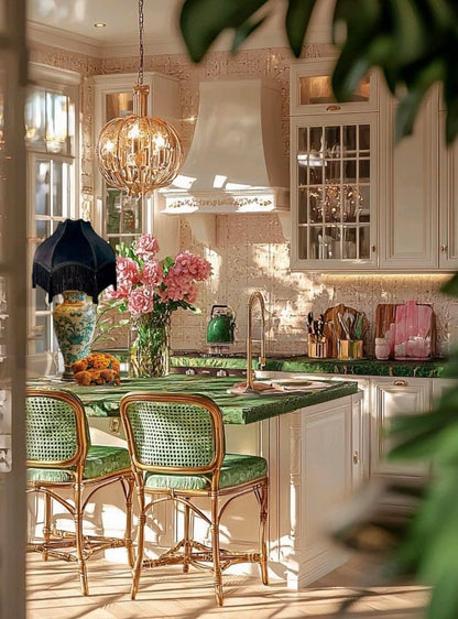 Generic Tristan Home Premium Classic Victorian Style Bell Shape Scallop Large Velvet Lamp Shade with Tassels and Fringe (Midnight Black)