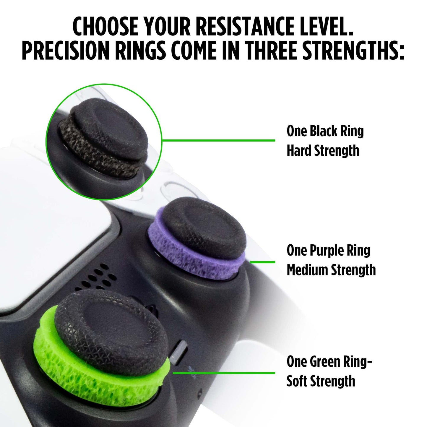 KontrolFreek Aim Boost Kit for Xbox One and Xbox Series X Controller | Includes Performance Thumbsticks and Precision Rings | Galaxy Edition