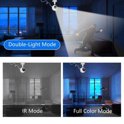 GUOANVISION 5G/2.4G Indoor/Outdoor Security Camera for Baby Monitor, Indoor Camera for Dog/Cat/Pet/Nanny/Baby/Elder, IP66 Waterproof, 3 Night Vision, Motion Detection, SD/Cloud