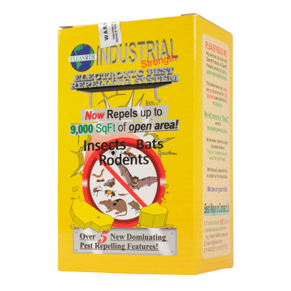 CLEANRTH CIN009 Industrial Electronic Pest Repelling System - Demands Insects, Bats, and Rodents to Flee