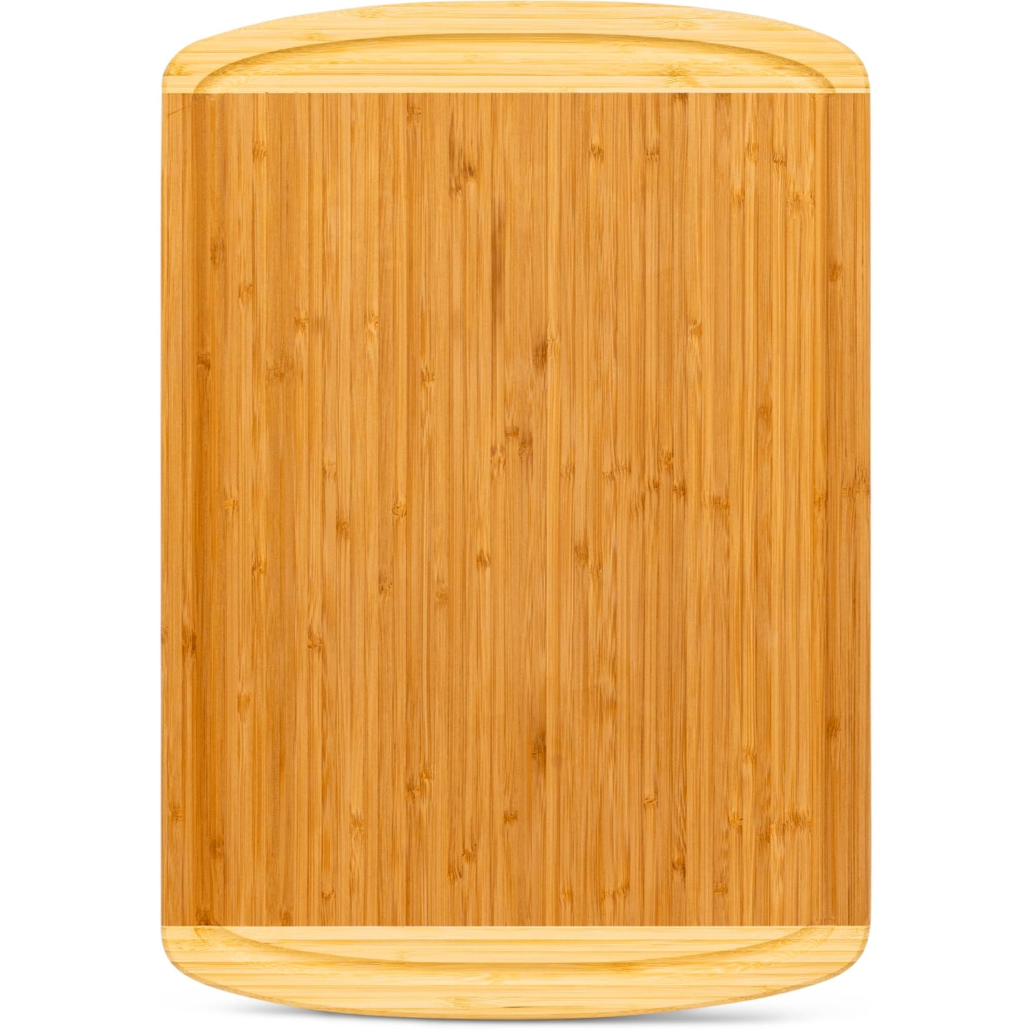 FSC® Certified Organic Extra Large Bamboo Cutting Board – 18 x 12.5 Inch – Reversible Wood Non Toxic Cutting Boards for Kitchen Prep, Meat, Charcuterie & Serving, Lifetime Replacments