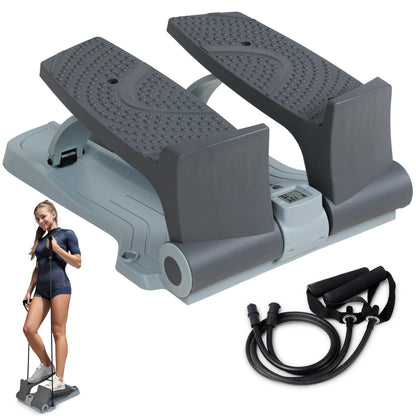 Leikefitness Portable Step Climber Fitness Stepper for Home Gym ST6800 (Gray)