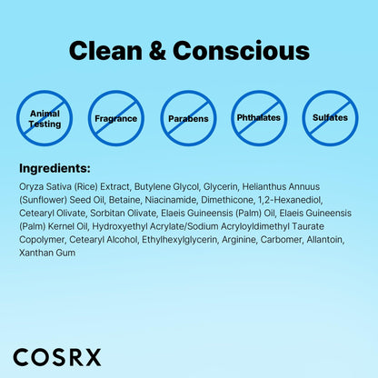 COSRX Ultimate Nourishing Rice Overnight Spa Mask 60ml | Rice Extract 68% and Niacinamide 2% | Korean Skin Care, Animal Testing Free, Paraben Free
