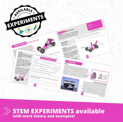 Engino Maker Girl, 20-Model Set, Engineering Kit for Girls 7+, STEM Building Toys, Educational Set, Engaging STEM Toys, Sparks Creativity, Gift for Girls