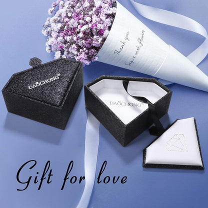 DAOCHONG 925 Sterling Silver Forever Love Heart Dog Bone with Puppy Paw Pendant Necklace for Women Dog Lover Jewelry Graduation Gifts