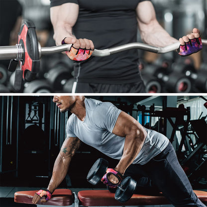 Minimal Weight Lifting Gloves,Short Micro Workout Gloves Grip Pads with Full Palm Protection & Extra Grip for Men Women Weightlifting,Gym,Exercise Training