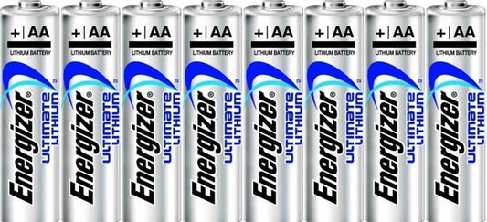 Energizer Ultimate Lithium AA Batteries (8-Pack) in Economical Bulk Packaging