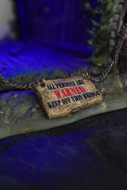 Department 56 Accessories for Villages Halloween Crow Creek Covered Bridge Accessory Figurine, 4.72 inch