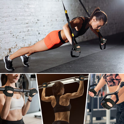 Minimal Weight Lifting Gloves,Short Micro Workout Gloves Grip Pads with Full Palm Protection & Extra Grip for Men Women Weightlifting,Gym,Exercise Training