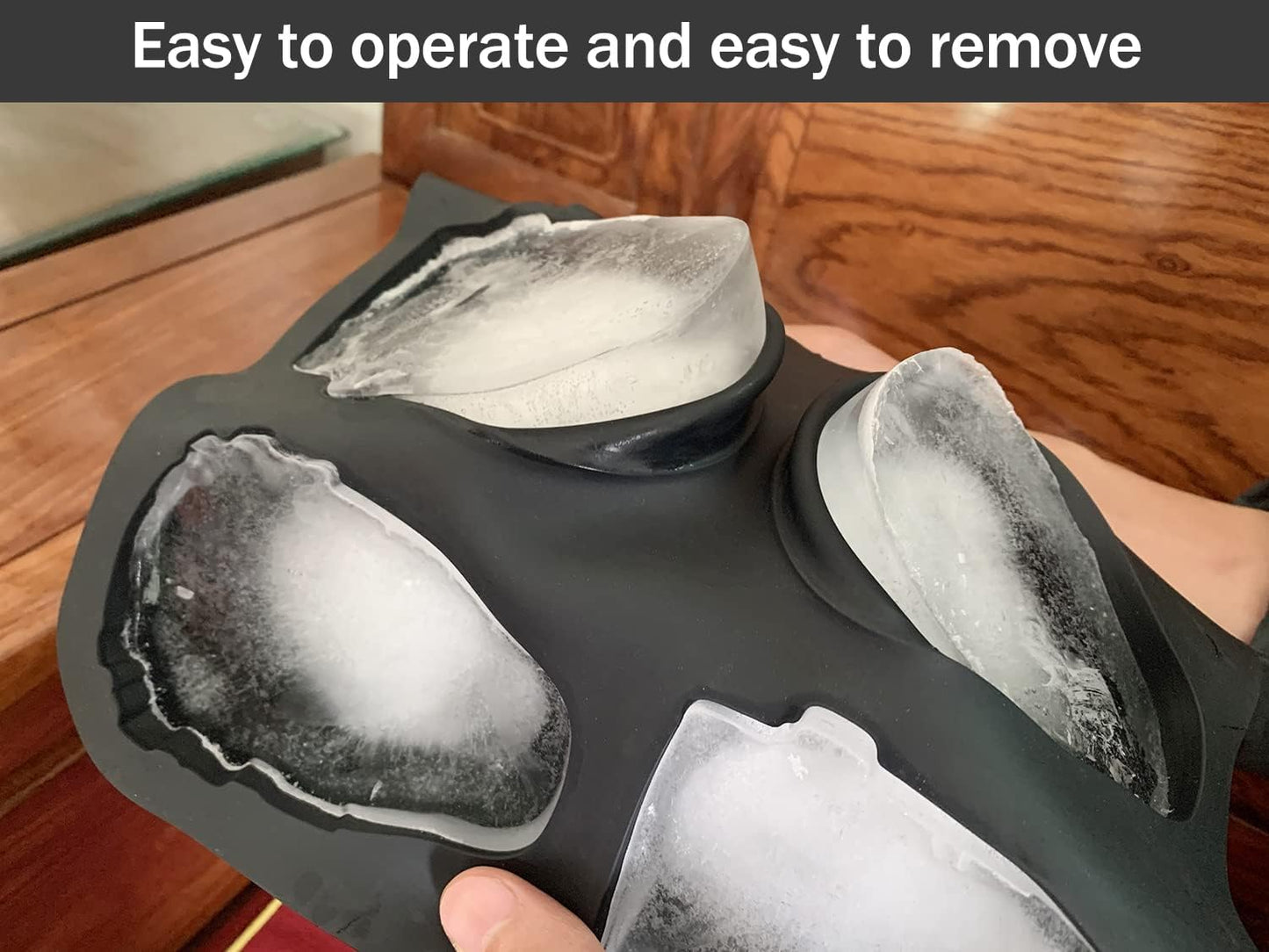 enttgo Skull Cake Pan, 6 Cavity Silicone Mold, Pirate Skull Molds For Baking, Halloween, Birthday Party