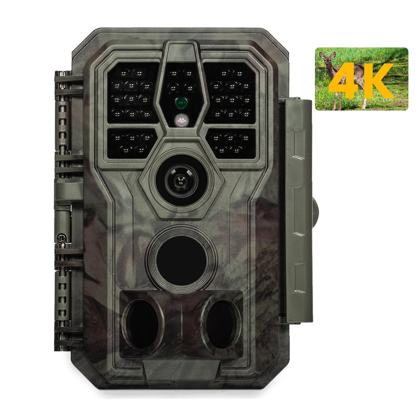 GardePro A50 Trail Camera, 4K 64MP, New-Gen Image Technology, Ultra-Low Light Sensitivity Sensor, Night Vision, Motion Activated